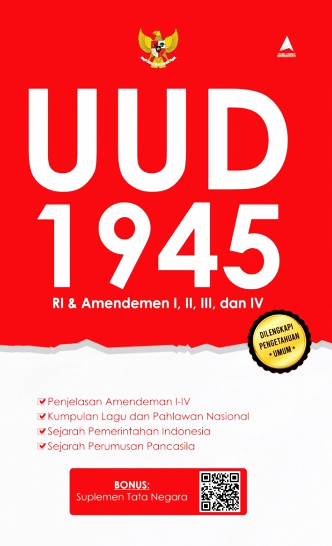 UUD 1945 RI & Amandemen I,II,III dan IV