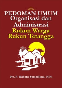 Image of Pedoman Umum Organisasi Dan Administrasi
